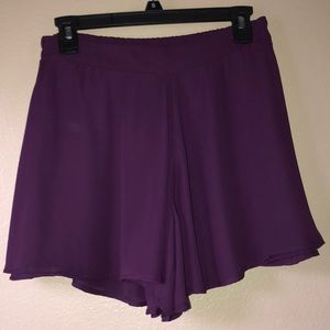 Adrienne Purple Shorts